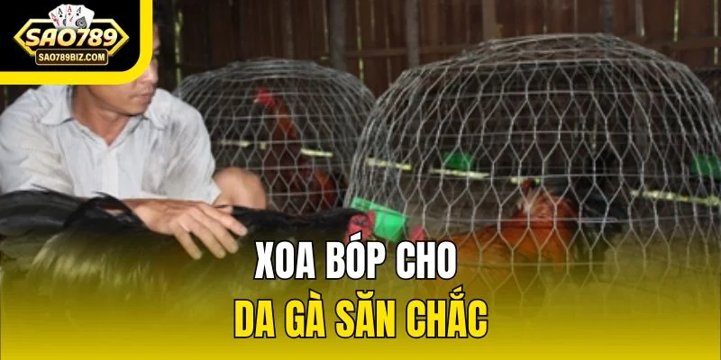 Xoa bóp cho da gà săn chắc